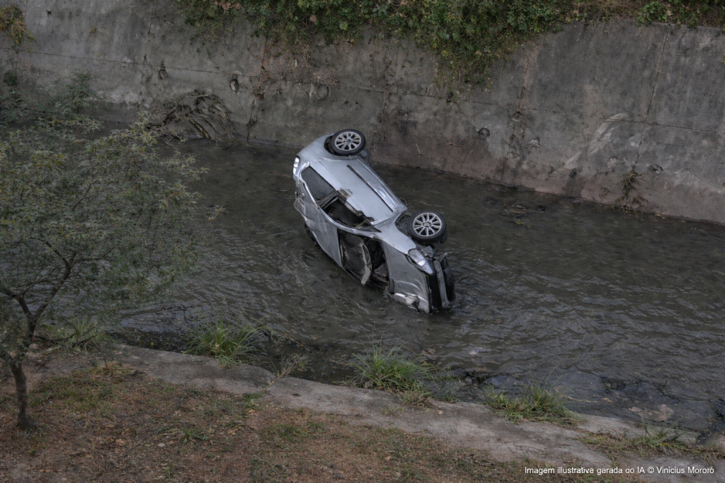 carro-capota-e-cai-em-corrego-na-avenida-jacu-pessego,-na-zona-leste-de-sao-paulo