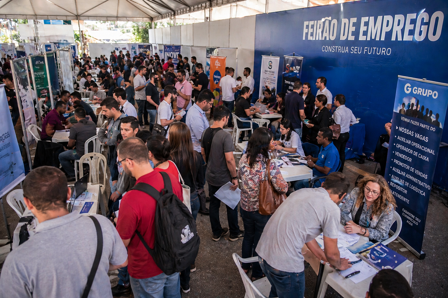 Feirão de emprego em Vinhedo oferece mais de 350 vagas nesta segunda-feira