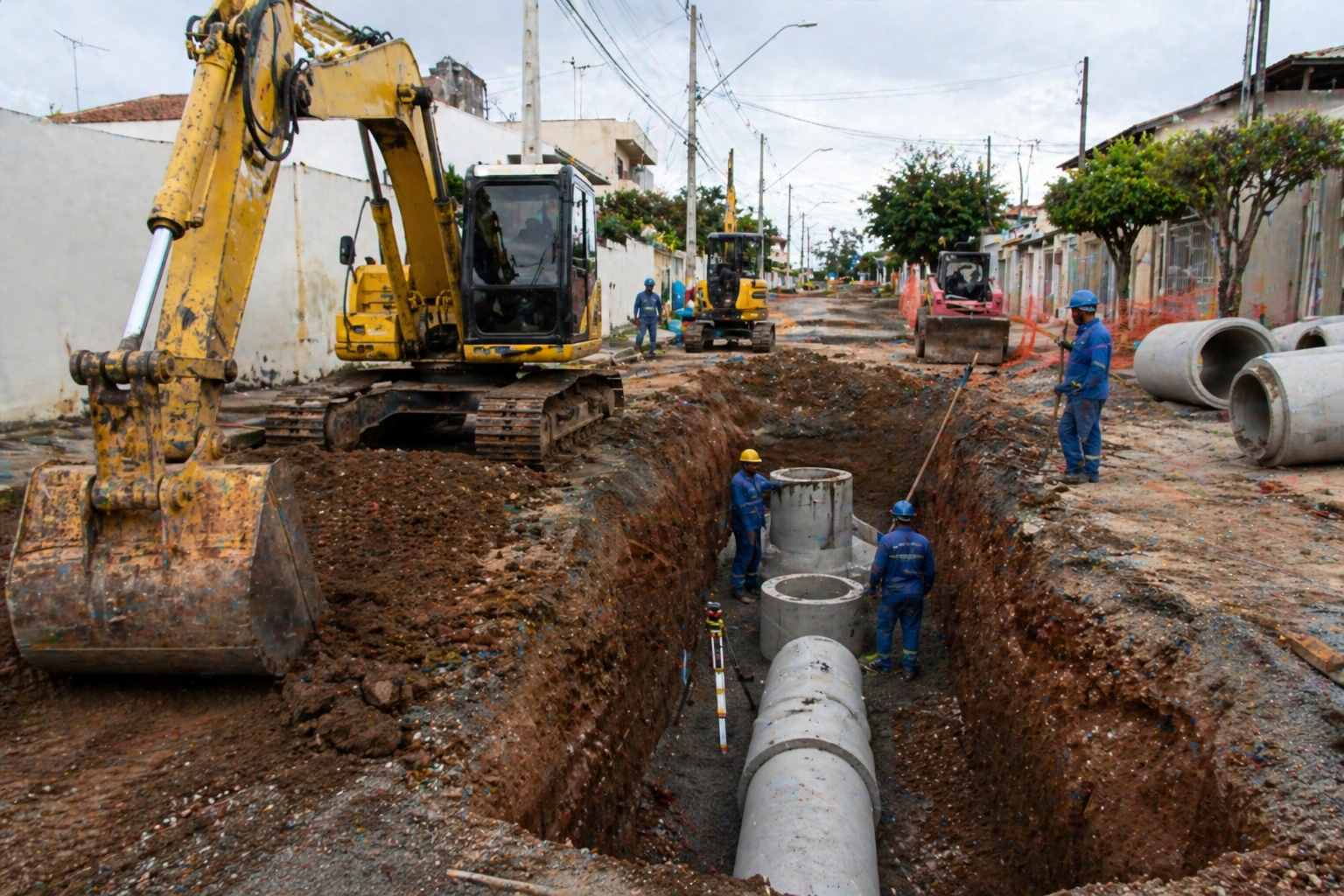 Tupã recebe mais de R$ 4 milhões em obras de esgoto para ampliar infraestrutura urbana