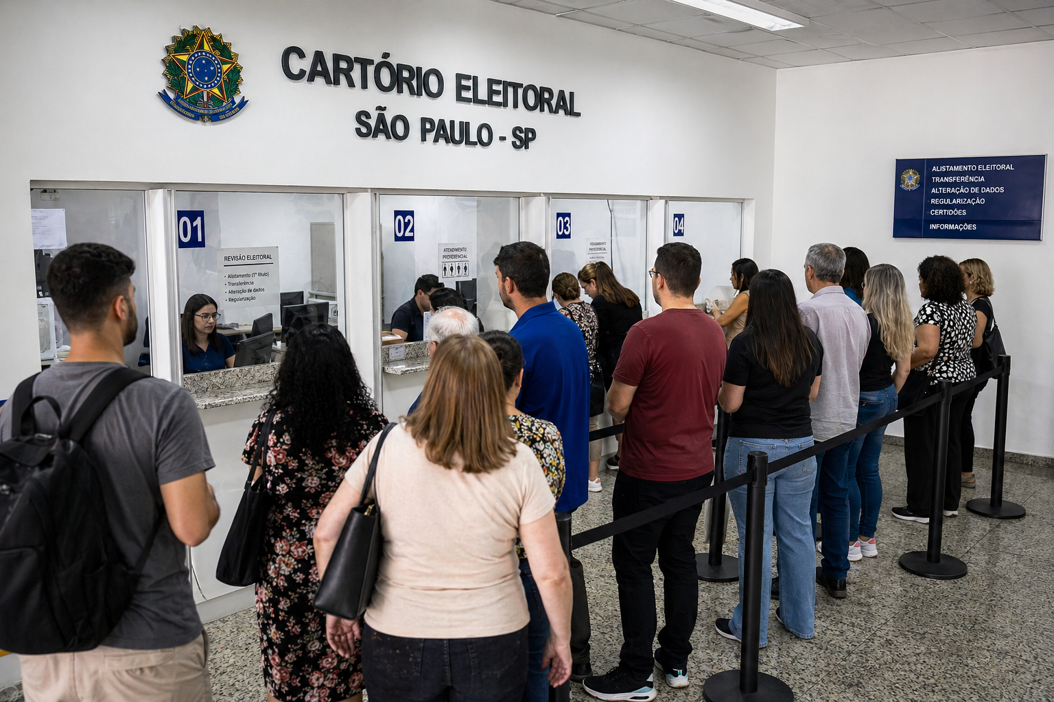 Cartórios eleitorais de SP abrem no feriado e fim de semana para regularização do título