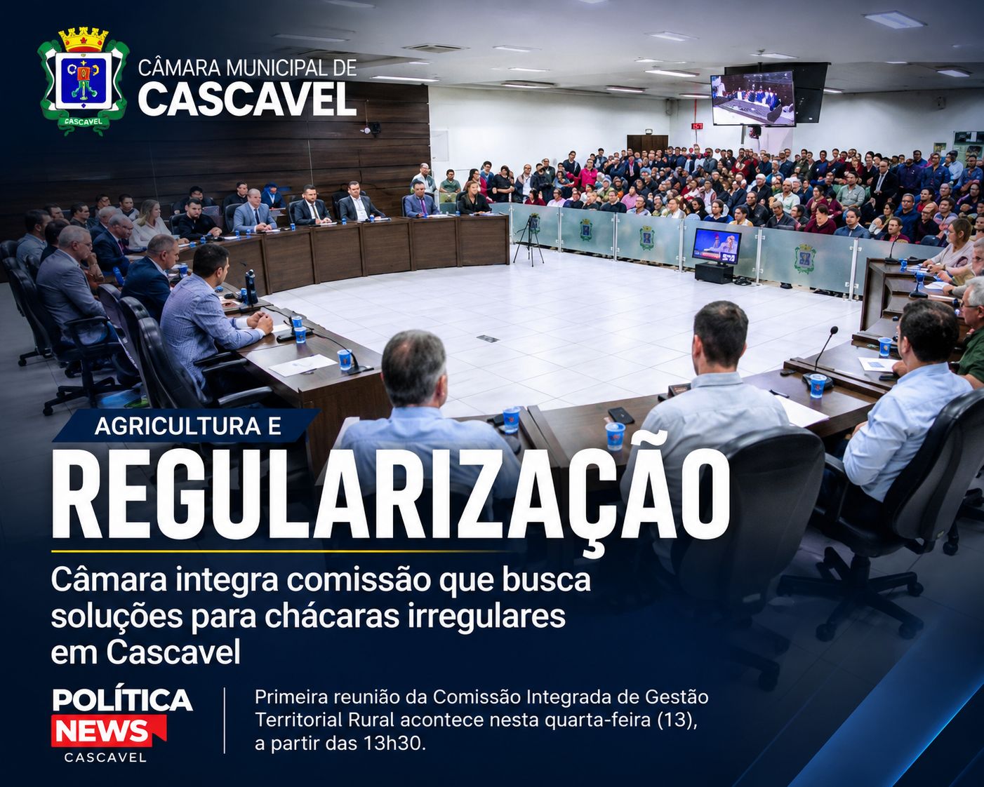 Comissão inicia debates para buscar solução às chácaras irregulares em Cascavel