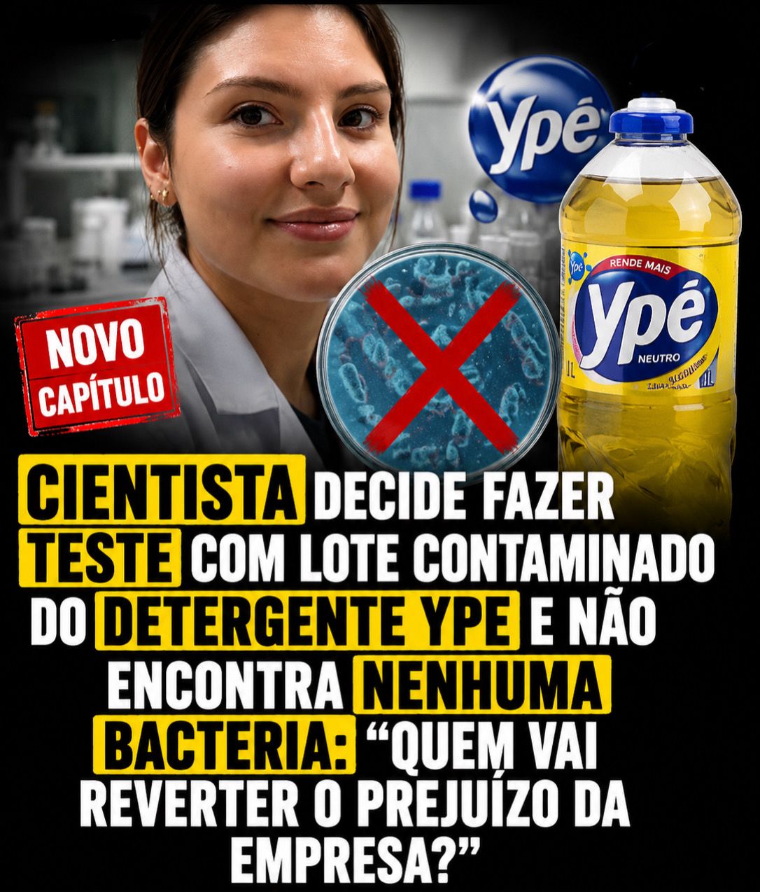 Polêmica envolvendo detergente Ypê ganha novo capítulo após testes laboratoriais