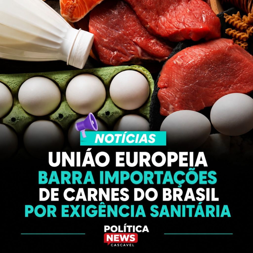 UNIÃO EUROPEIA PROÍBE IMPORTAÇÃO DE CARNES, OVOS E ANIMAIS DO BRASIL