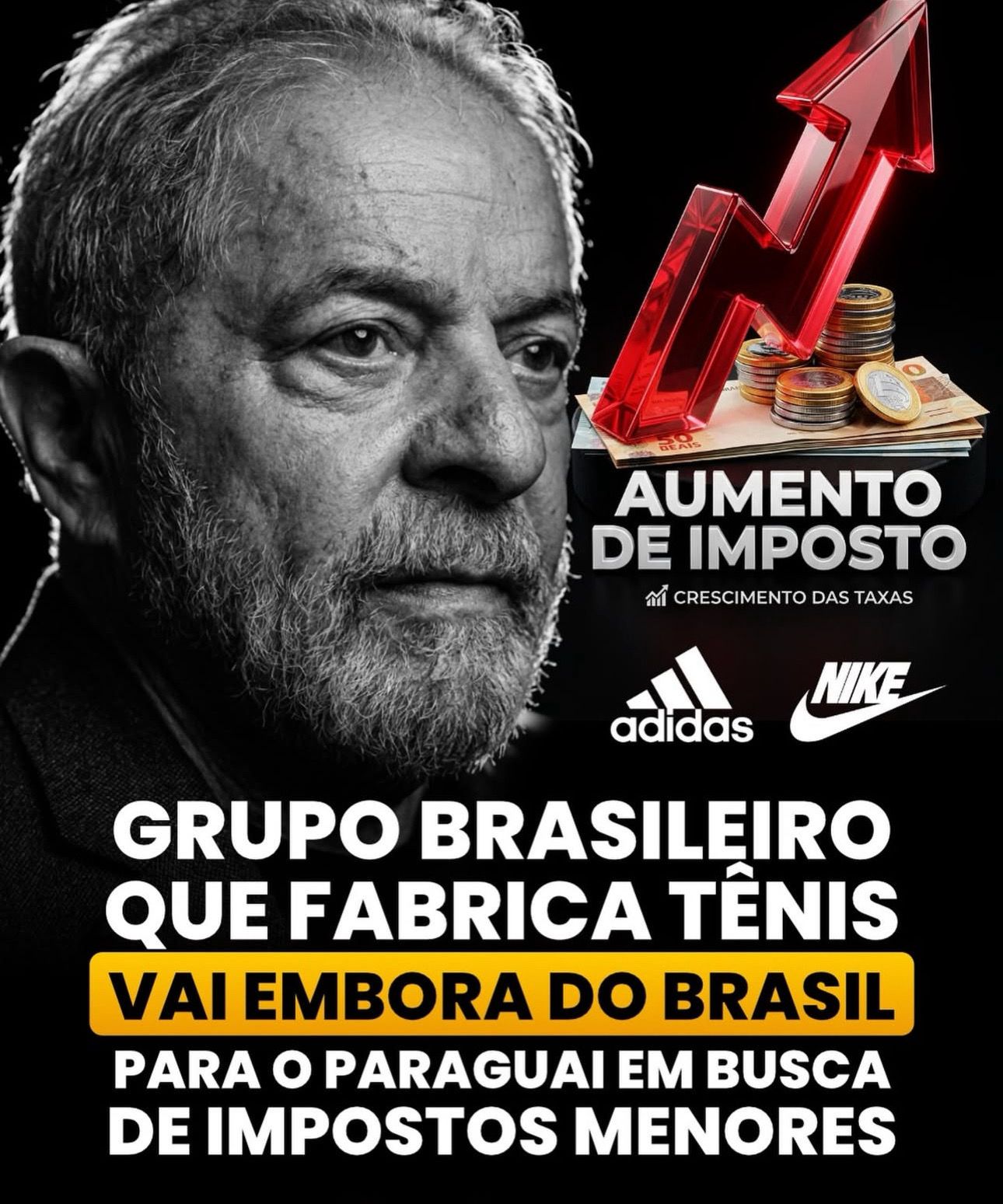 Grupo brasileiro que fabrica Adidas e Nike deixa o Brasil e mira Paraguai após alta de impostos