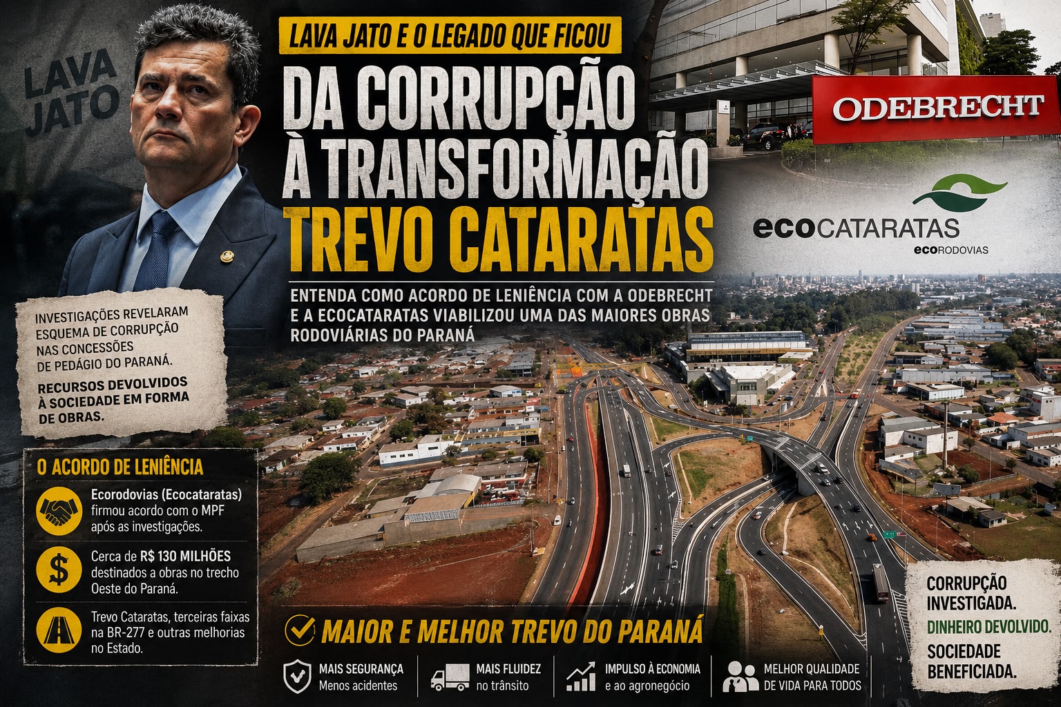 Lava Jato deixou legado no Oeste do Paraná: do combate à corrupção à transformação do Trevo Cataratas