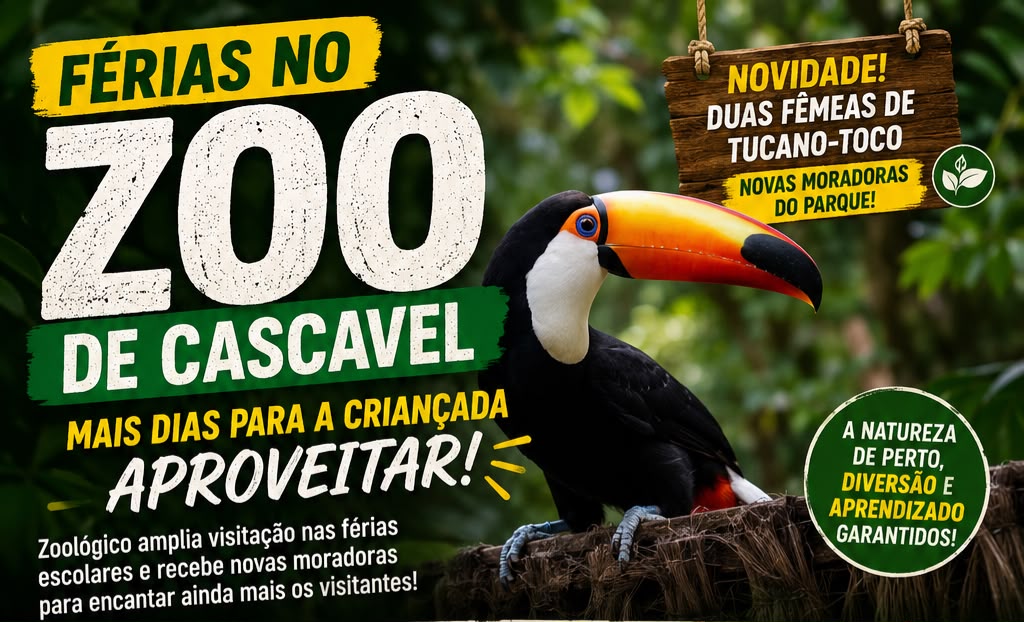 Zoológico amplia dias de visitação para criançada aproveitar parque nas férias escolares