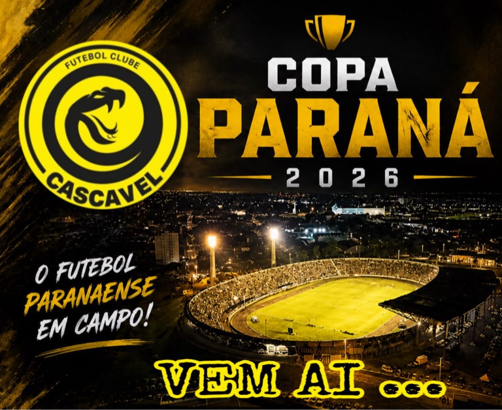 Copa Paraná 2026 tem fórmula definida e contará com nove equipes; FC Cascavel está confirmado na disputa