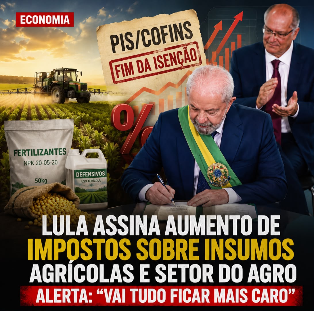 Fim da isenção sobre insumos agrícolas preocupa setor e pode pressionar preço dos alimentos