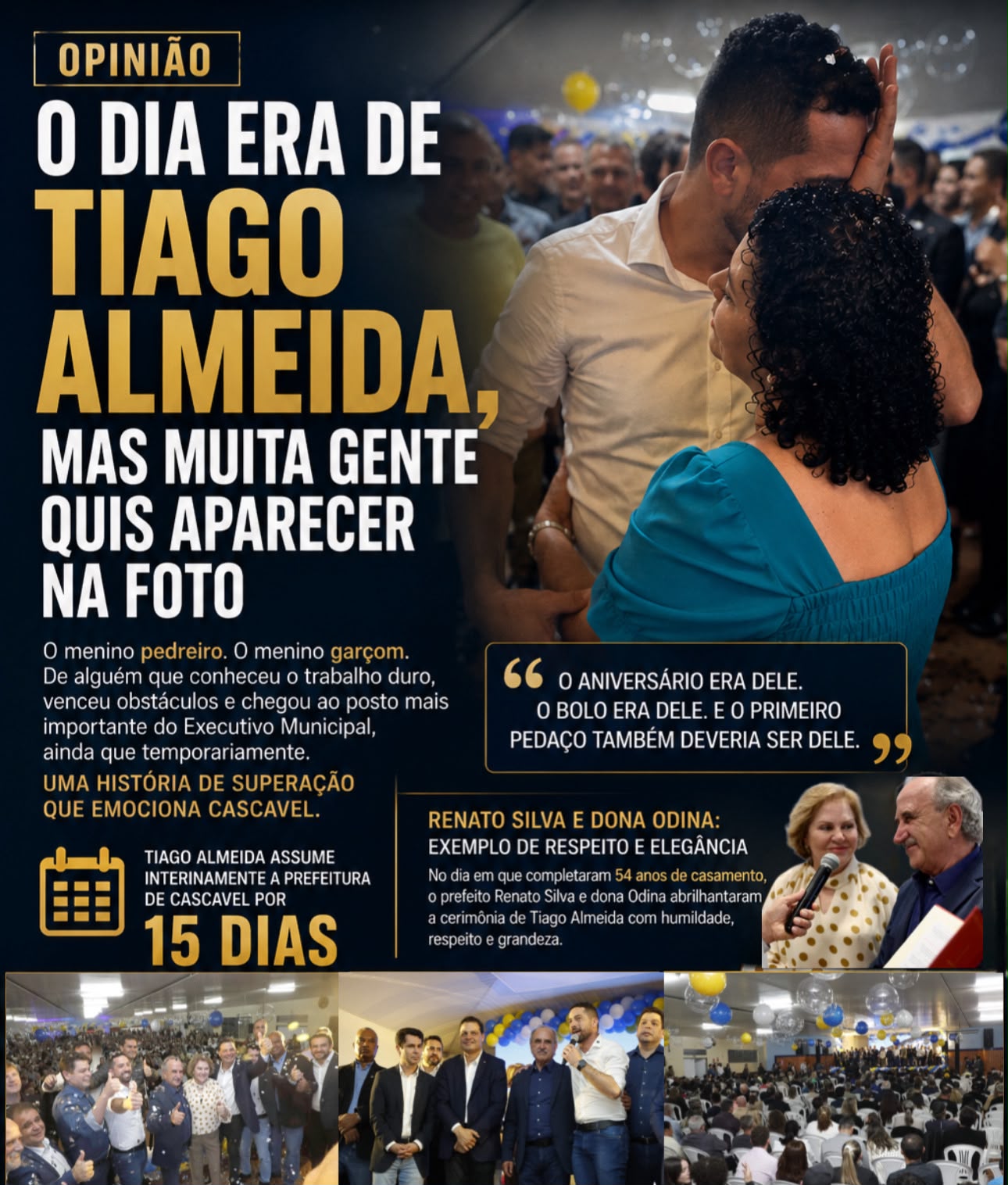 OPINIÃO | O dia era de Tiago Almeida, mas muita gente quis aparecer na foto