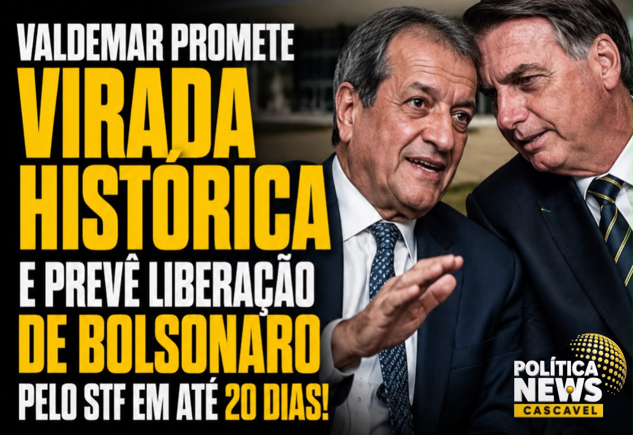 Valdemar Costa Neto prevê reviravolta no STF e afirma que Bolsonaro pode recuperar direitos políticos